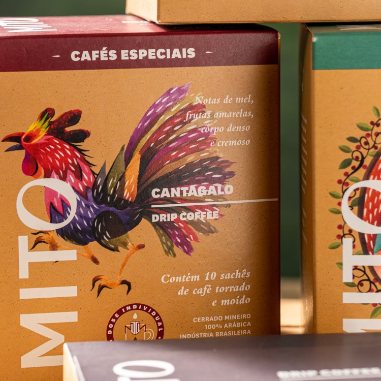 Café Drip Coffee Mito Cantagalo -  C/ 10 sachês - 100g